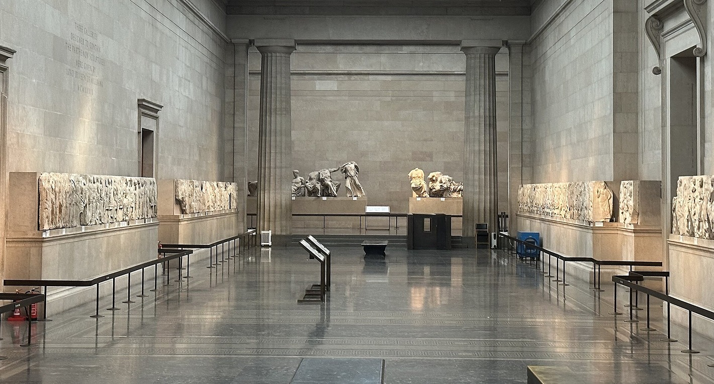 Parthenon Sculptures on display in the Duveen Gallery